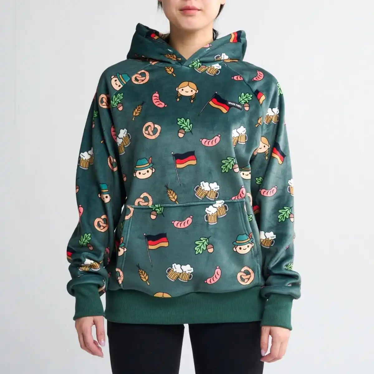 The Germany Human Hoodie - Dark Green