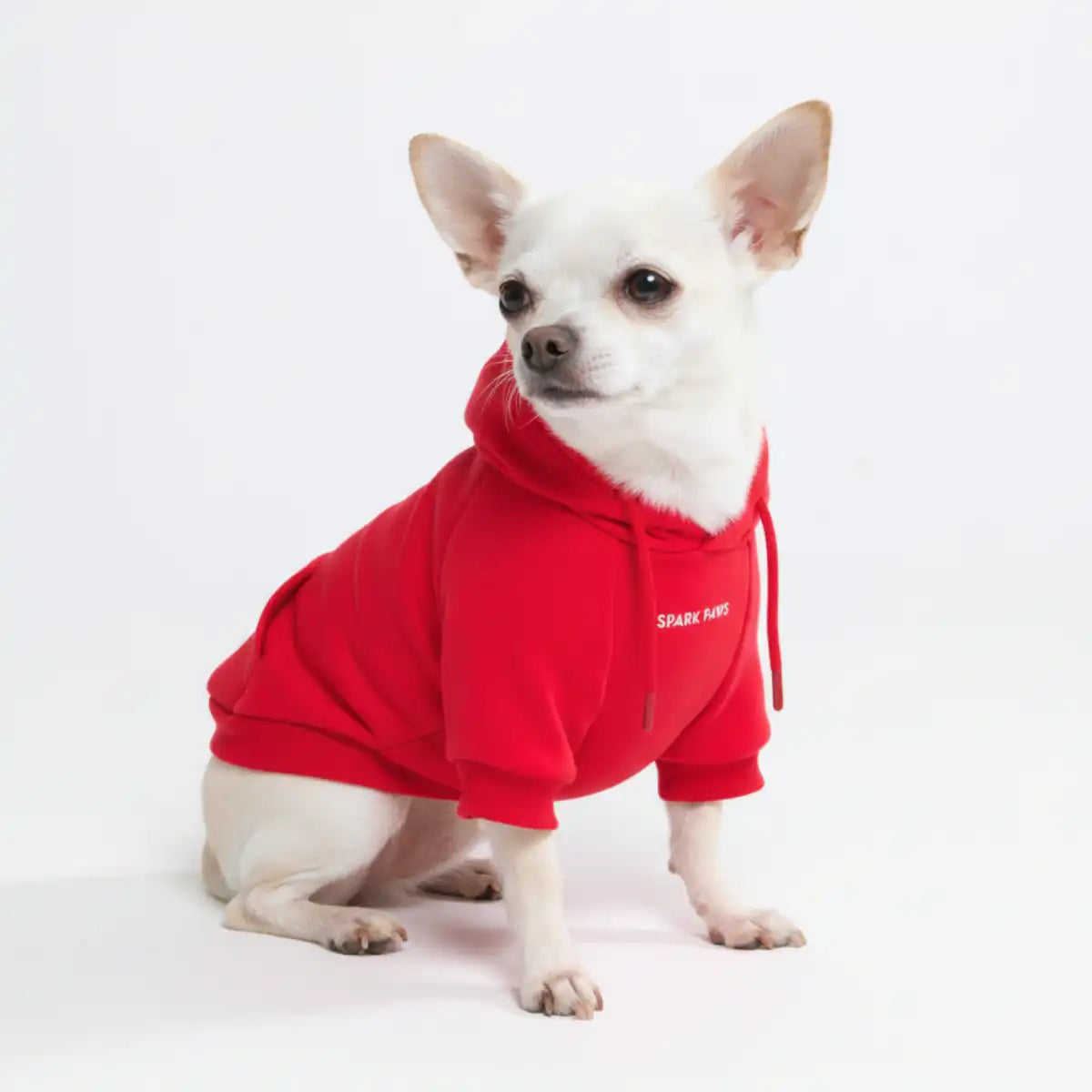 Essential Dog Hoodie - Crimson Red