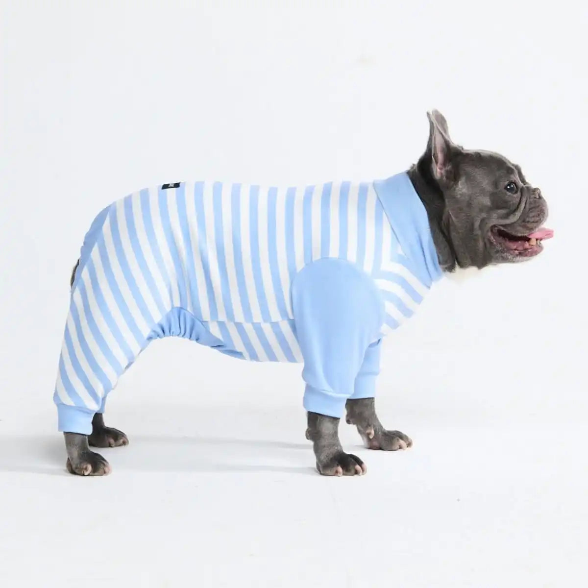 Dog Pajama - Blue Stripes