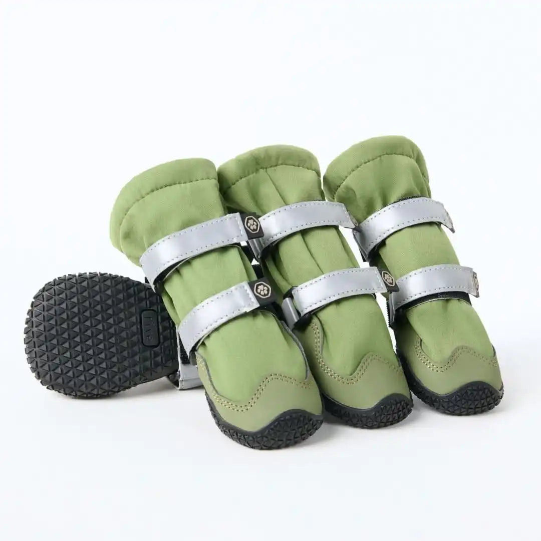 Dog Rainboots, Waterproof Dog Shoes - Green
